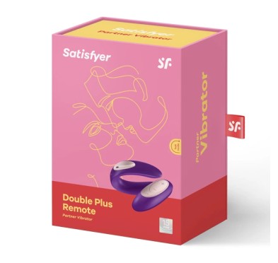 Wibrator dla par - Satisfyer Double Plus Remote